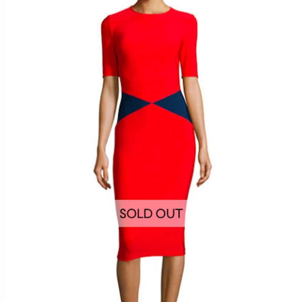 RARE Thierry Mugler Milano Midi Dress, Size 4